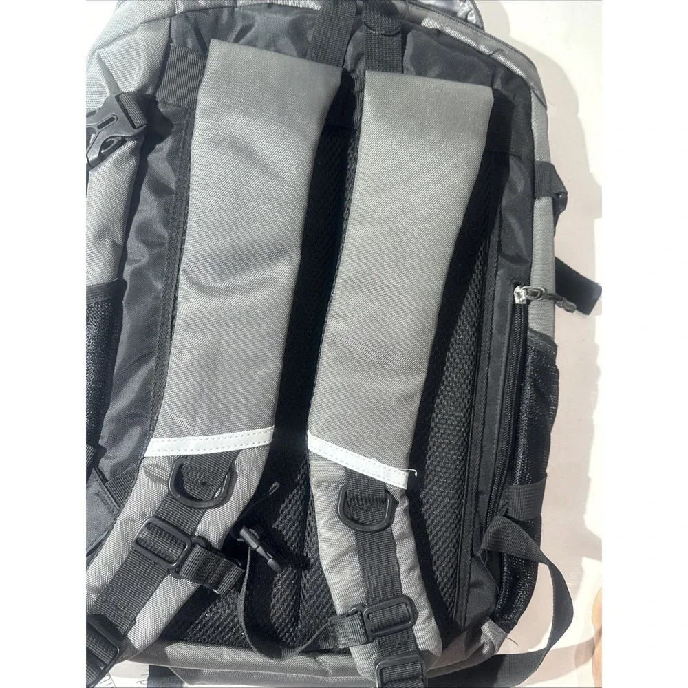 Avalanche Lifestyle Backpack Daypack Gray Black Multi compartment Back To School